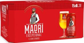 Madri Excepcional Lager 4.6% Beer 15 X 440 ML Cans (save £3 at checkout)