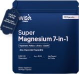 Magnesium Glycinate 7-in-1 Super Magnesium Complex 2400 mg as Bisglycinate, Citrate, Malate & Taurate for Stress Relief, Sleep, Heart Health, Nerves, Muscles & Metabolism – 120 Capsules