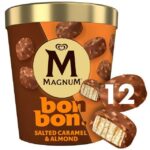 Magnum 12 x 17ml Bonbon Salted Caramel & Almond Ice Cream Frozen Snack – Nectar Price