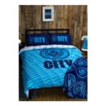 Manchester City FC Reversible Duvet Cover Set – Double