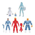 Marvel Studios Fantastic Four 6-Figure Set – World of Action, Blue/Orange/Flame
