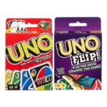 Mattel UNO and UNO Flip Card Games – 2-Pack