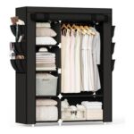 Mavivegue Fabric Wardrobe, 45 X 107 X 161 Cm, Portable