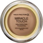 Max Factor Miracle Touch Foundation, New and Improved Formula, SPF 30 and Hyaluronic Acid, 83 Golden Tan