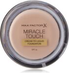 Max Factor Miracle Touch Foundation, New and Improved Formula, SPF 30 and Hyaluronic Acid, Rose Ivory
