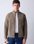 Mens Beige Zip Through Shacket – Free C&C