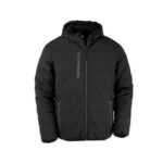Mens Compass Padded Jacket Black Result Genuine Recycled