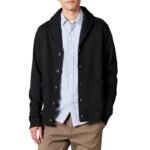 Mens Long-Sleeve Cardigan with Shawl collar – Small