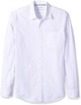 Mens Long-Sleeve Casual Poplin Shirt – XXL