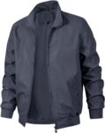 Mens Zip Up Windbreaker Lightweight Casual Outdoor Bomber Jacket