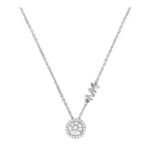 Michael Kors Sterling Silver Cubic Zirconia Pendant