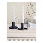 Michelle Keegan Home Set of 2 Metal Candle Holders – Black
