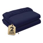 Microfibre Super King Fitted Sheet 180×200 Cm Deep 35 Cm