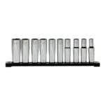 Milwaukee 1/2 Drive Metric Socket Set, 10-Piece
