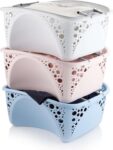 Minky 40L Stackable Laundry Basket, Fold Handles, Carry Hip Fit – Sold/Shipped by Home & Garden Direct