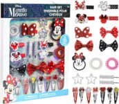 Minnie Mouse Hair Accessories Set with Hair Clips & Bows