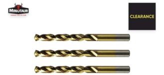 Minotaur HSS Titanium Drill Bit 1.5 x 40mm 3 Pack – Free C&C Only