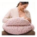 Momcozy Ergonomic Nursing Pillow, Pink