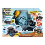 Monster Jam Monstruction Build & Crash Megalodon 8-Inch