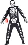 Morph Skeleton Costume Adult, Halloween Costumes for Men