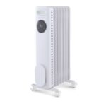 Morphy Richards HeatFlux Digital Oil Filled Radiator, Remote Control, Timer, Eco Mode, Auto Switch off, 1.5kW, White Discount at Checkout