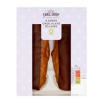 Morrisons Large Chocolate Eclairs – 2 Pack