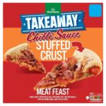 Morrisons Spicy Sauce Filled Crust Meat Feast Pizza 518g – Instore Ty Glas, Cardiff