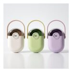 Mtbricey 3-Pack Portable Soap Dish with Lid, Double-Layer Drainage