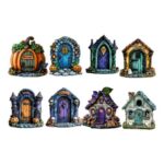 Mtbricey Halloween Elf Door Set – 8 Pieces