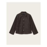 Mukesh Relaxed Fit Cord Shacket – Dark Brown