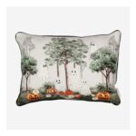 Multicolour Ghost Scene Patterned Cushion 51x35cm