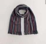 Multicolour Stripe Knitted Scarf – Free C&C