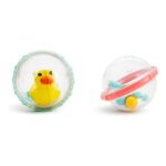 Munchkin 2-Pack Float and Play Baby Bath Toy with Bubbles