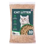 Munnie Cat Litter 30L Biodegradable, Dust-Free, Unscented – Sold by Vondrei FBA