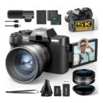 NBD 5K Digital Camera 64MP Autofocus 16X Zoom Black