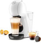 NESCAFE DOLCE GUSTO DeLonghi Piccolo XS Pod Capsule Coffee Machine, Espresso, Cappuccino and more, EDG210.WB, 0.8 litres, White and Black