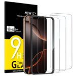 NEWC 3 Pack Designed for iPhone 17, 17 Pro, iPhone 16 Pro Screen Protector (6.3 inches) – Sold by NetStone / FBA