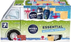 NIVEA MEN ESSENTIAL SKINCARE EXPRESS Skincare Gift Set, 4-Piece Collection