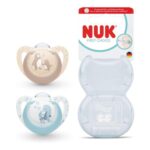 NUK First Choice Baby Dummies 0-6m Orthodontic Soothers 2-Pack