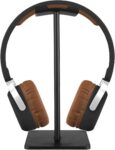 NXET Headphone Stand, Universal Aluminum Holder Showing Display Hanger for HyperX Cloud II Gaming Headset, Microsoft Xbox One Chat, Turtle Beach Recon, Sony Headset 2.0 and More (Black)