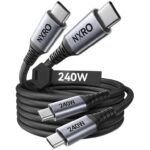NXRO 240W USB C to USB C Charger Cable 2-Pack 2m – Sold by NXRO / FBA – Prime Exclusive