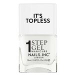 Nails.INC Its Topless Emma White Glow Gel – Like Nail Polish – 14ml