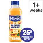 Naked Protein Machine Supercharged Smoothie (Pineapple & Mango or Strawberry & Raspberry, 750ml) Clubcard Price
