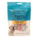 Natures Deli Chicken Wrapped Carrot Sticks Dog Treats 100 G – £1.66 S&S