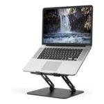 Nayka Adjustable Desk Laptop Stand, Foldable Metal Riser