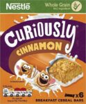 Nestlé Cereals – Curiously Cinnamon Breakfast Cereal & Milk Bar – 6 x 25g Bar Multipack (£0.95 / £0.85 max S&S)