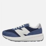 New Balance Junior 370 Trainers (Navy/White)
