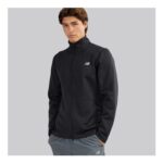 New Balance Mens Tech Knit Training Track Jacket – Black