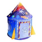 Nicecastle Rocket Ship Play Tent for Kids Indoor Outdoor