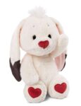 Nici 47475 rabbits Soft 25cm with Heart Design on The Soles of The feet
